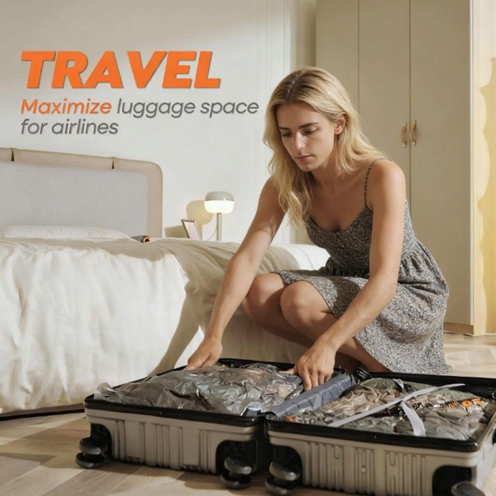 No Pump Seal Compression Bag Large Capacity Clothing Seal Bag  Travel Accessories