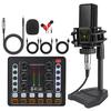 V8s English Sound Card Device: Desktop and Mobile Live Broadcast & Recording Set