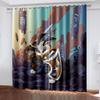 3D Animal Cat Series Shading Curtains 2 Pieces of Living Room Bedroom Home Decoration Hook Perforation