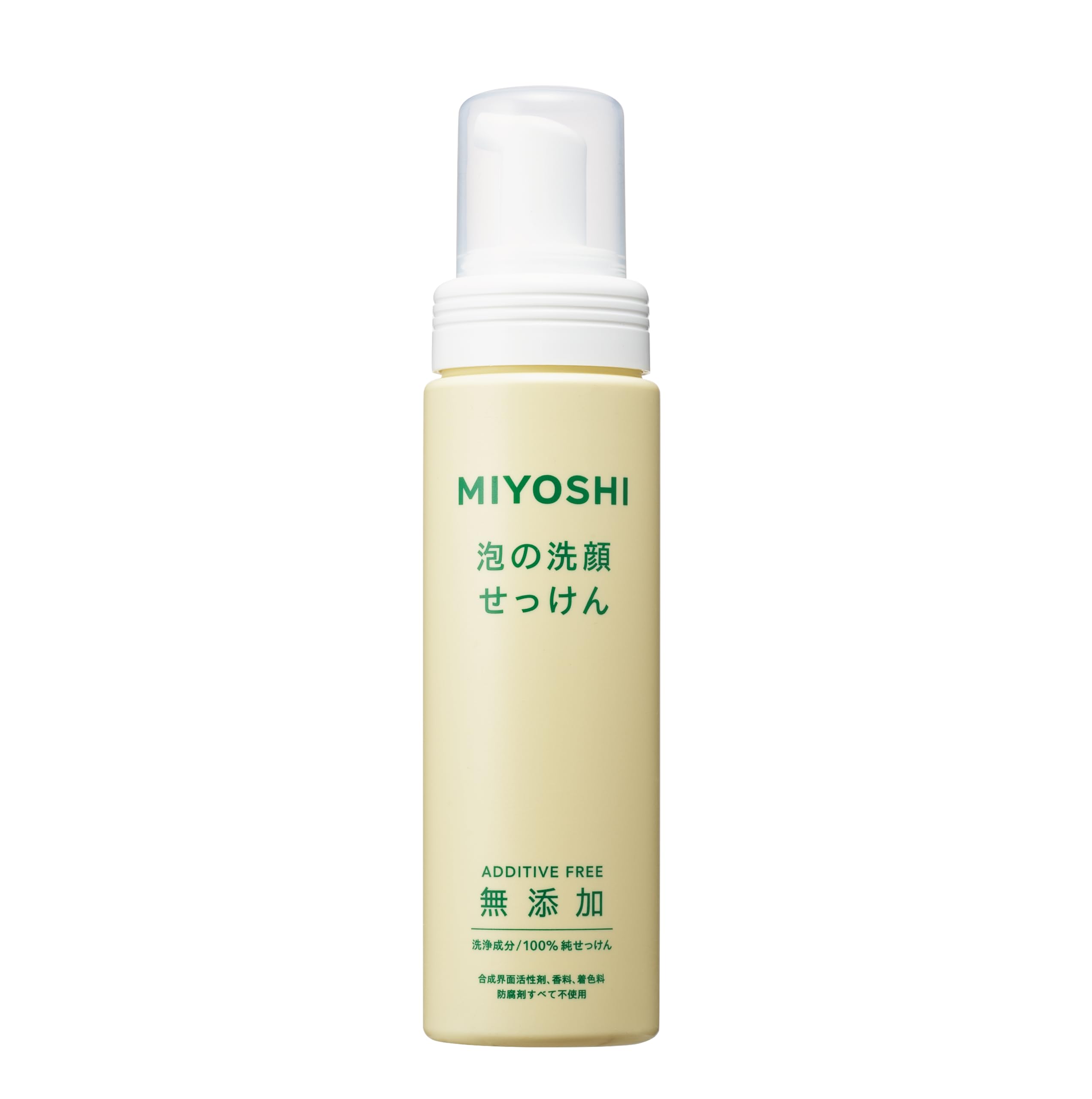 

MIYOSHI foaming facial soap additive-free