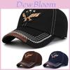 Trendy Black Baseball Cap With Eagle Embroidery Adjustable Design For Spring And Autumn
