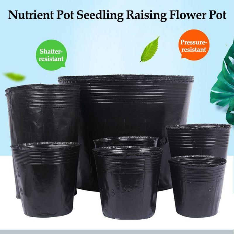 10 Stück Einwegbecher für Sämlinge im Kindergarten Kunststoff Dicke Sämlingsbecher Gemüse Anzucht Topf Garten Anzuchttasche Zubehör
