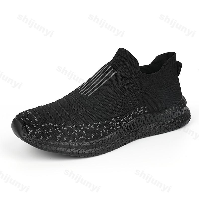 Men's Sneakers Autumn Men Shoes Breathable Comfortable Running Shoes Tenis Outdoor Slip on Walking Sneakers Sock Jogging Shoes