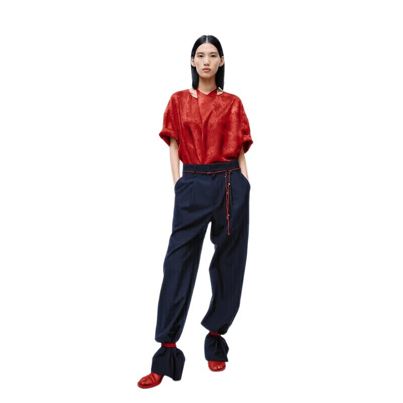 edition x SAMUEL GUI YANG Hand-Woven Rope Suit Trousers