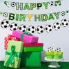 Football Sports Theme Party Banner Garlands Happy Birthday Party Decor Kids Boy Girl Soccer Pull Flag School Sport Theme Decor