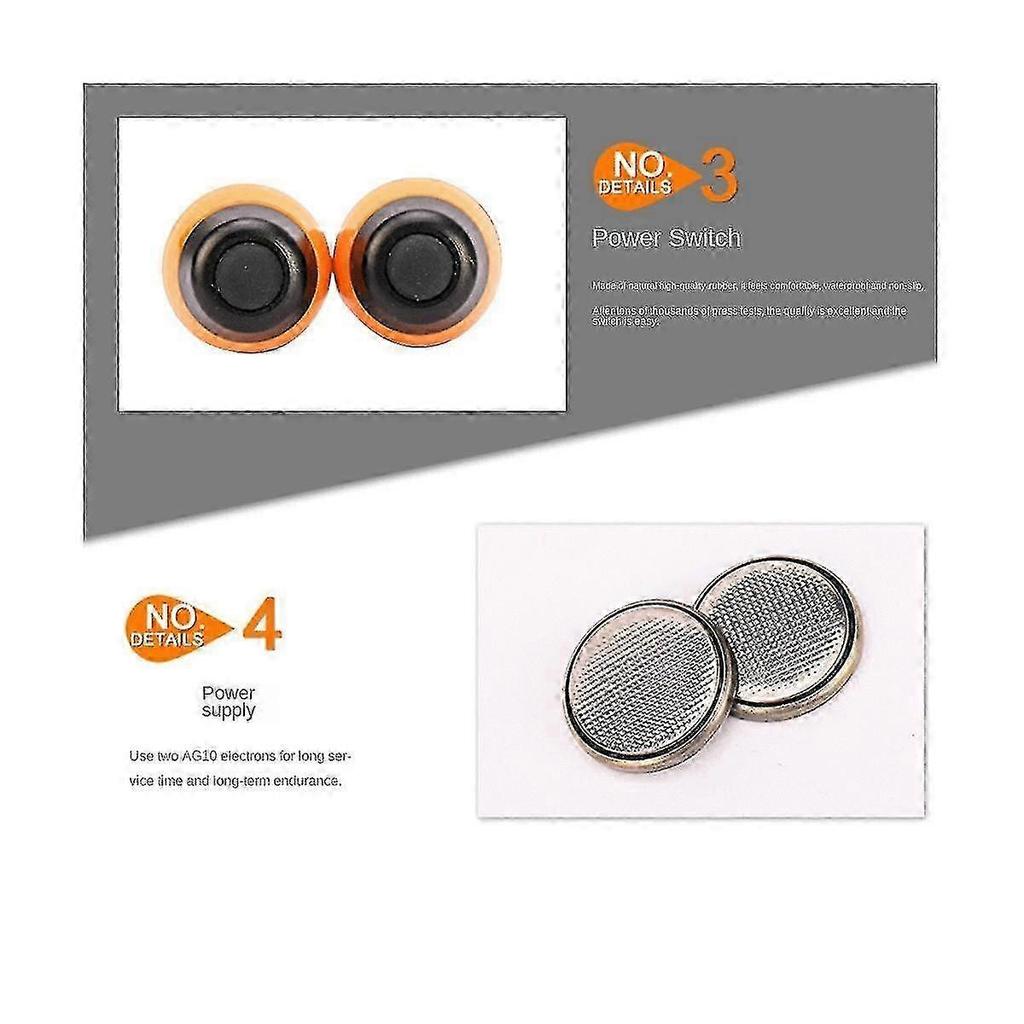 2 Pezzi Tappi Manopole Manubrio Bicicletta Luce Freccia Impermeabile Lampada Manubrio Luci Manubrio Bici Accessori per Ciclismo