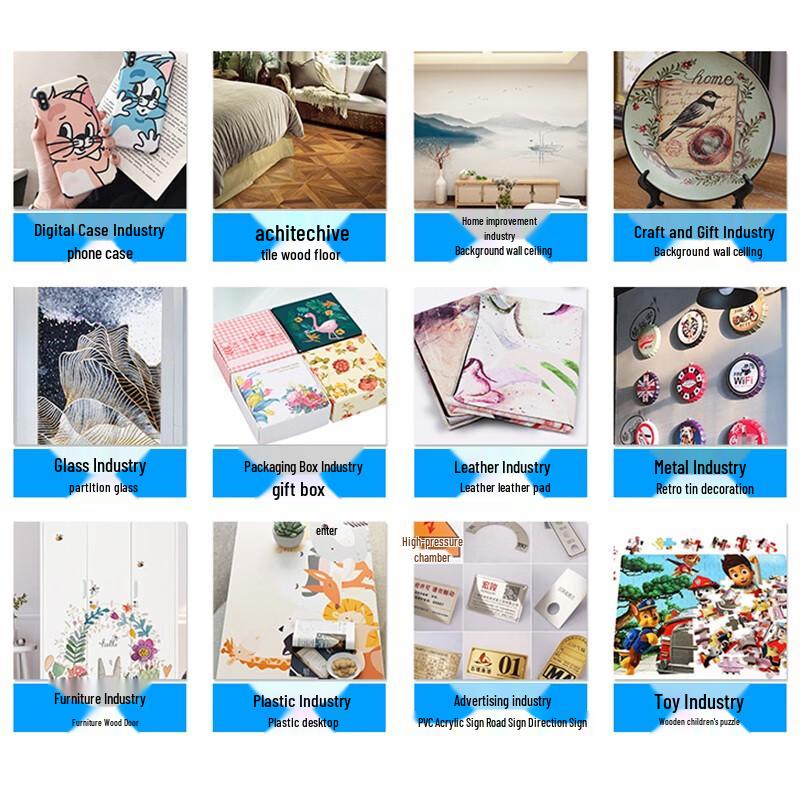 High-Speed UV Flatbed Printer with 3D Embossing