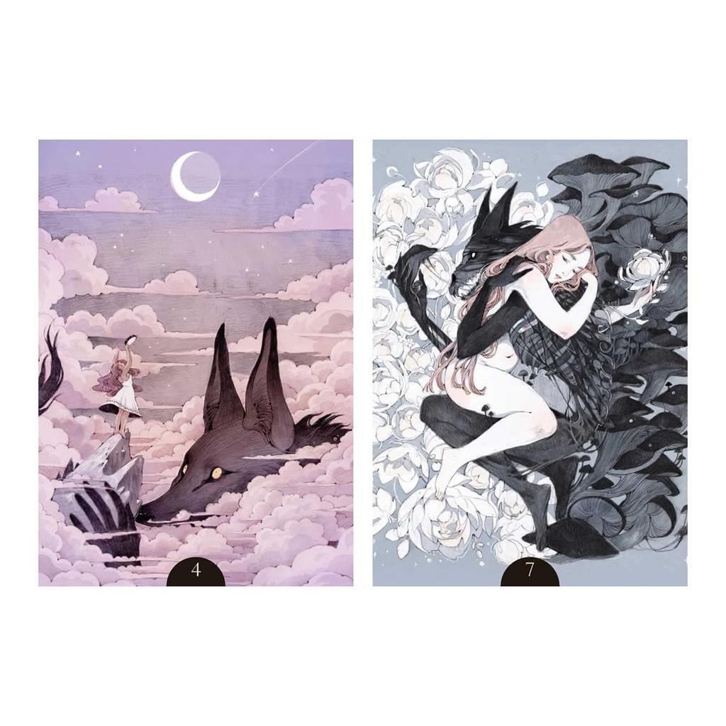 Kancharo Oracle Card Tarot Reading Includes Japanese Oracle Card Basic Instructions Pouch 36-Card Set, [Loputyn Oracle], & (Authentic)