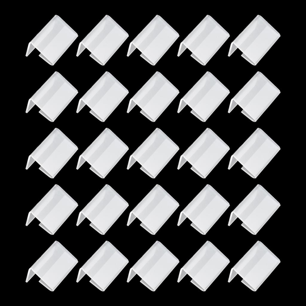 Transparent Price Tag Stand Accessories 25pcs Plastic Display Card Label