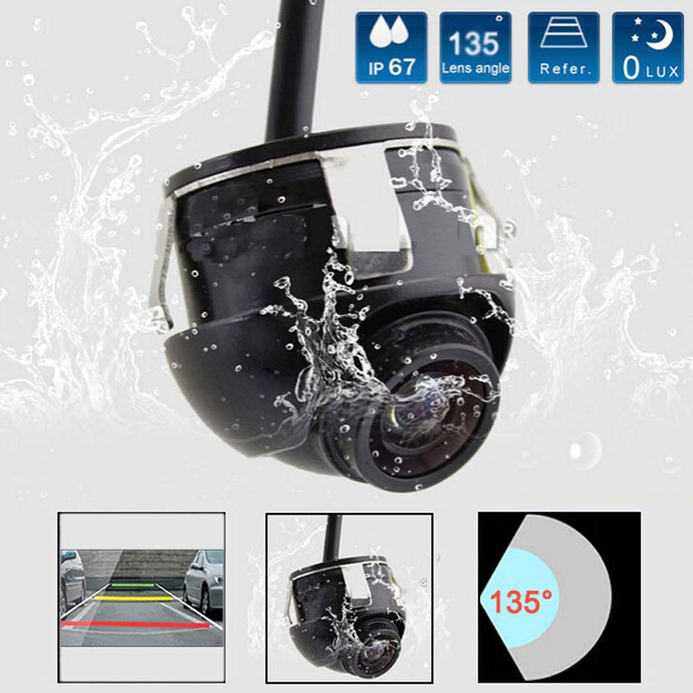 Auto Wayfeng Waterproof 360 Degree Car Front View Camera Parking Cam with No Mirror and No Parking Line WF®
