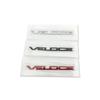 1 pièce Q4 Q2 GIULIA GIULIETTA STELVIO VELOCE Ti Badge Emblème Autocollants de Voiture pour Coffre Arrière Rénovation Étiquette de Coffre Logo Accessoires