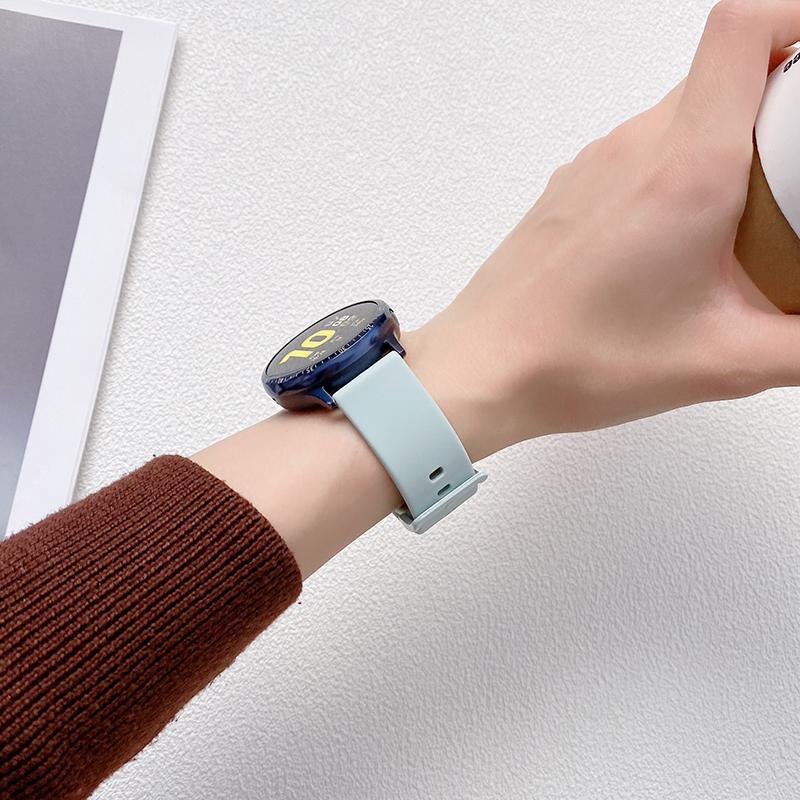 Silicone Strap+Case for Garmin Active6 Soft Protector Shell For Garmin Active 6 Colorful Sport Wristband Replaceable Accessories