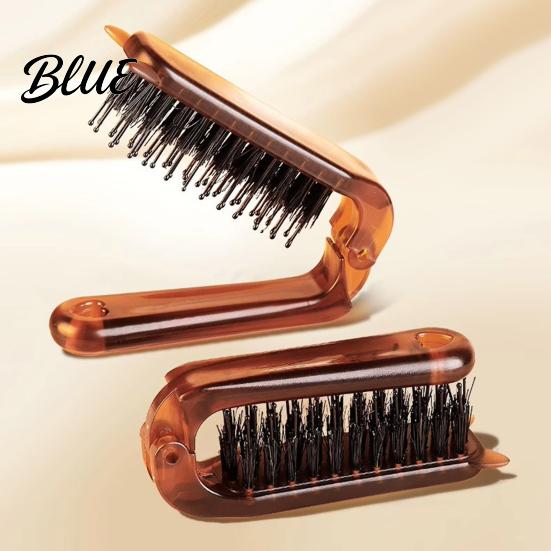 Durable Folding Comb 1/2/3Pcs Boar Bristle Foldable Hair Brush Men Women Detangling Styling Portable Travel for All Types Massage Scalp Brush