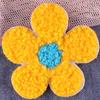 Embroidery Patch Plush Design Bright Color Decorative DIY Colored Floral Cloth Patch Cheongsam Badge for Gift