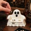 Halloween Theme Accessory Holder Jewelry Tray 3D Printed Ghost Pumpkin Couch Shaped Trinket Dish Spooky Decorative Tray Gothic Small Dish for Rings