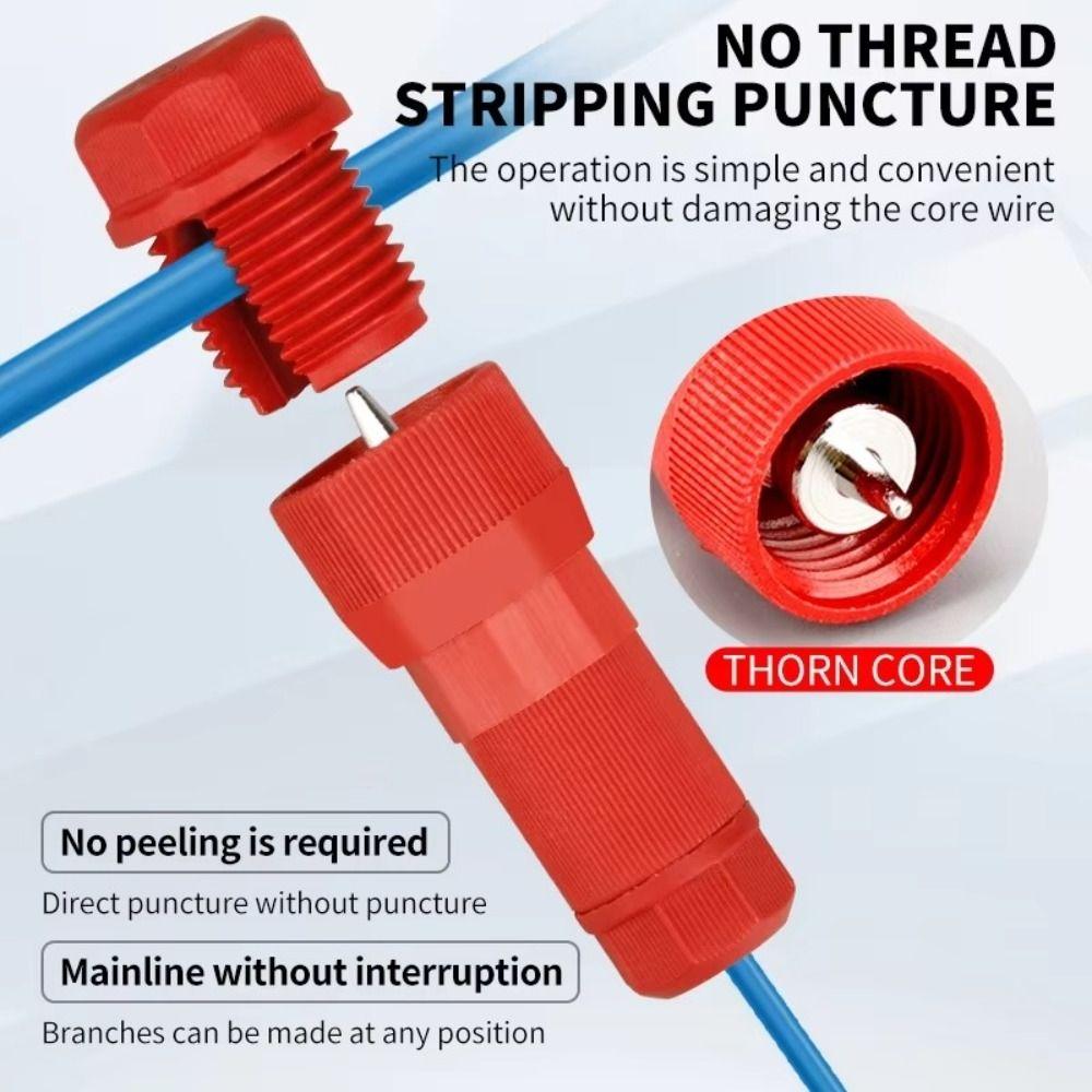 Waterproof Fastlock Piercing Terminal Piercing Type Crimp Wiring Terminal  Outdoor Electrical