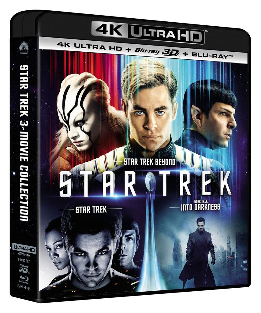 Star Trek 3 Movie Collection ULTRA HD 3D (4K + Blu-ray + Blu-ray Set)