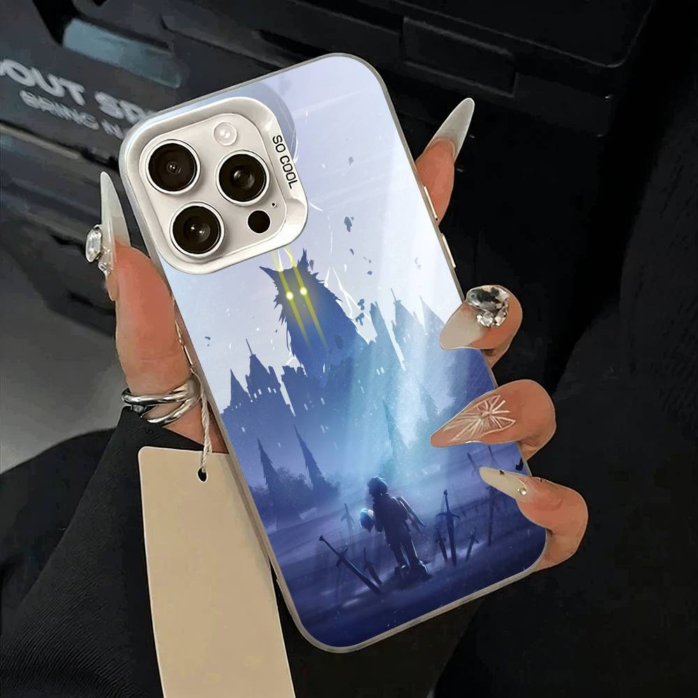 Zero -Starting- Life -in -Another -World  Phone Case For iPhone 17,16,15,14,13,12,11 Plus,Pro Max,XS,white silver phone case