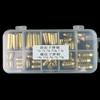 50Pcs/Set Copper Bullet Weights Fishing Sinkers In Plastic Fishing Accessories Tackle Box 1.8g/3.5g/5g/7g/10g