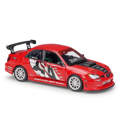 Welly 1/24 Subaru Impreza Legierung Rennwagen Modell Diecasts Metall Sportwagen Fahrzeuge Modell Simulation Sammlung Kinder Geschenke