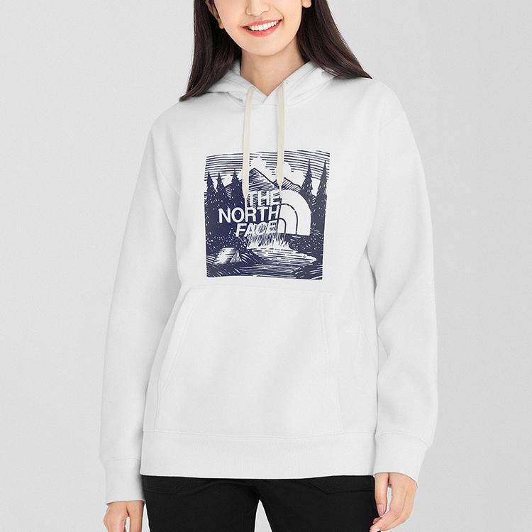 THE NORTH FACE Urban Exploration Sweatshirts Unisex White Hooded Thickened Regular NF0A7W8P-FN4