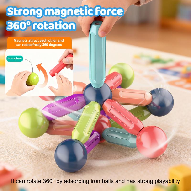 Magnetic Sticks for Kids Magnetic Constructor Blocks Set Magnet Stick Building Blocks Toys Children Montessori Educational Toys