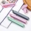 Portable 1 set of 12 Snack Sealing Clips Practical Solid Debris Bag Clips Household Plastic Sealing Clip Kitchen Bag