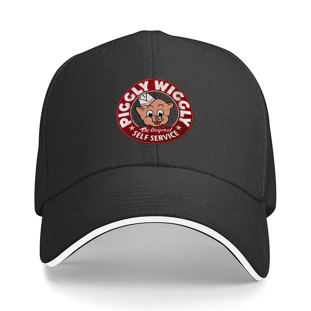 Piggly Wiggly Self Service Worn Baseball Cap Custom Caps Luxury Caps Tea Hat Hats for Men Caps For Women Mens