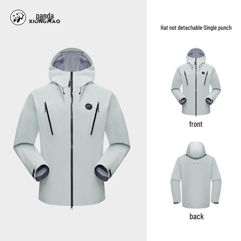 

Panda Unisex Outdoor Hardshell Rain Jacket S
