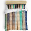 Vintage Wood Texture Duvet Cover Bed Bedding Set Home Textile Quilt Cover Pillowcases Bedroom Double Bedding Set No Sheet