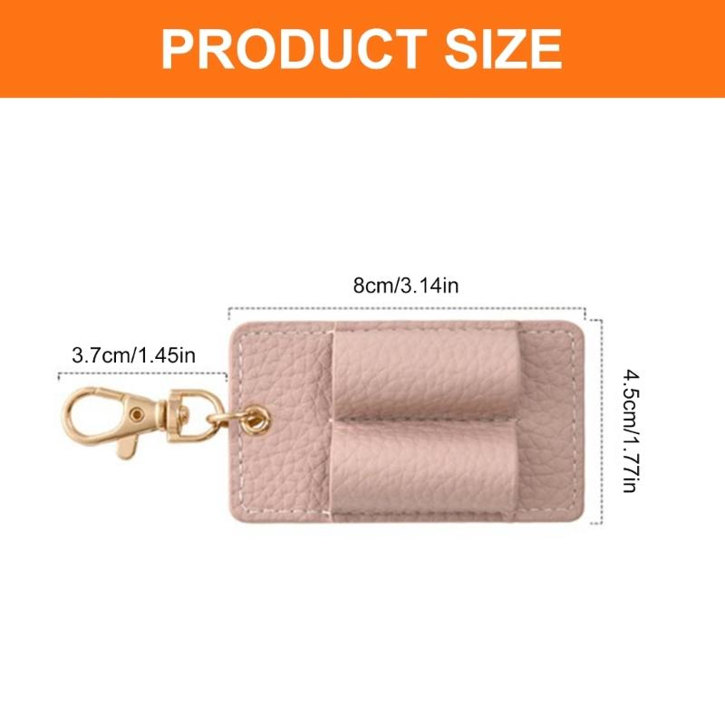 Doppelsteckplatz Stifteorganizer Leder Stifthalter mit abnehmbarem drehbarem Clip für Notizbücher und Büromaterial