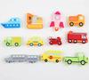 Cute Wooden Vehicle Puzzles, Including Trucks and Fire Engines, Make Great Gifts