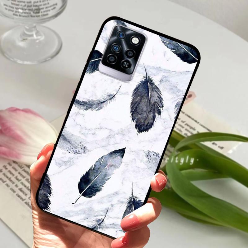 For Infinix Note 10 Plus Case Black Soft silicone TPU Back Cover For Infinix Note10 Pro NFC Phone Case Note 10 Pro Plus Bumper