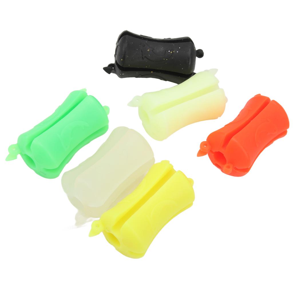 6pcs Portable Fishing Rod Fixed Ball Fishing Pole Binding Clip Fishing Rod Ball Antislip Fishing Pole Clip for Boat