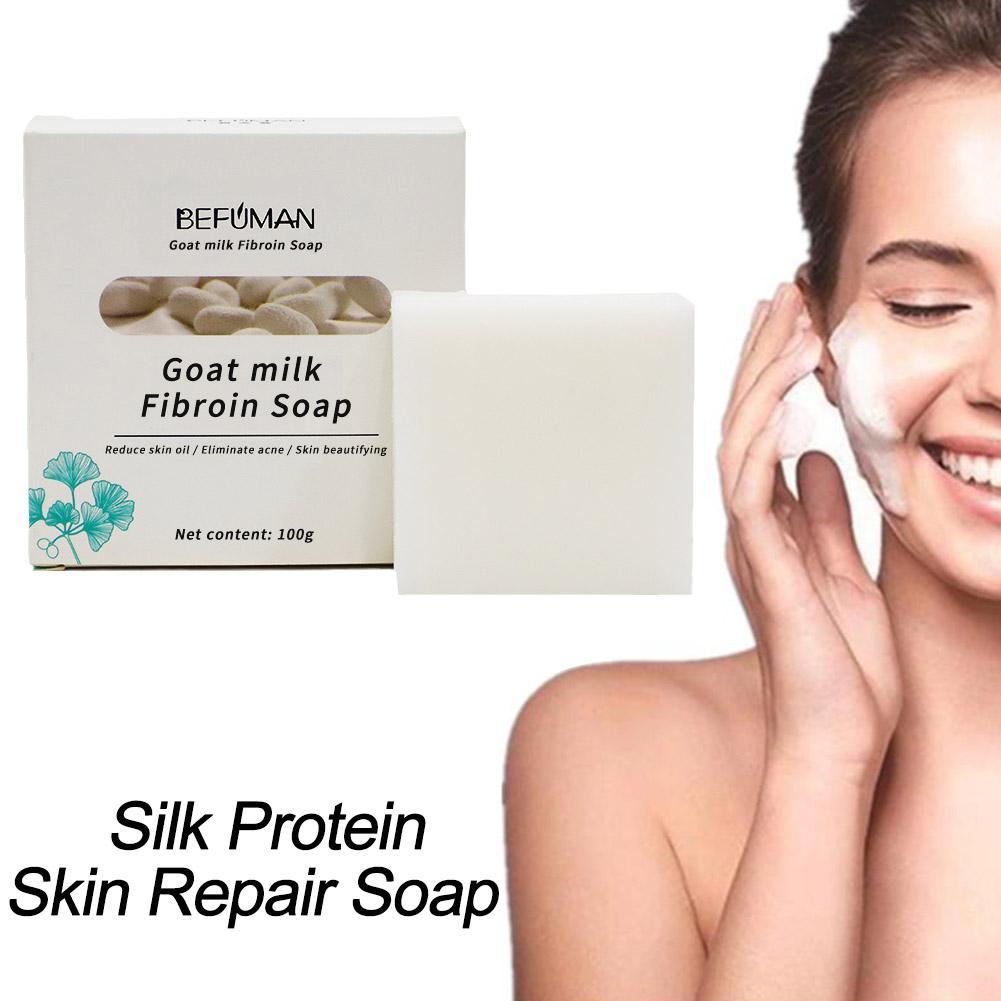 Buy Silk Protein Skin Repair Soaps Silk Essence Soap Oil Bathing 100g