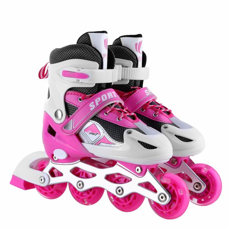 Ρυθμιζόμενα Παγοπέδιλα PVC με Φώτα για Αγόρια και Κορίτσια