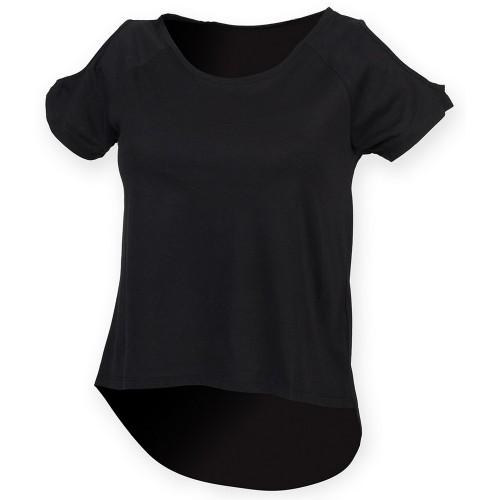 Skinni Fit Womens/Ladies Drop Tail T-Shirt