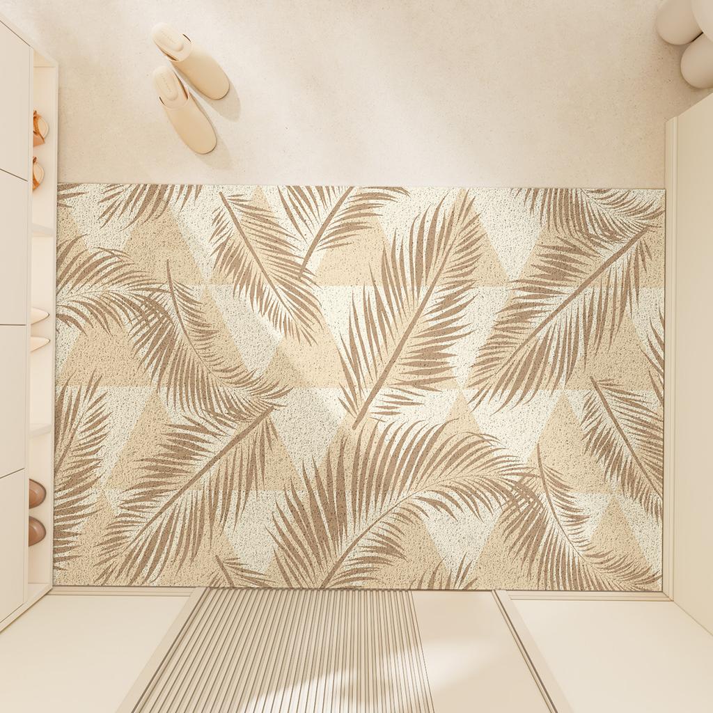 Small Fresh Household Entrance Door Scraping Mud Dirt Mat Silk Ring Entrance Door Household Dirt Resistant Wear-resistant Carpet