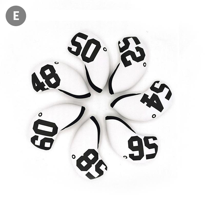 

Елітний гольф Iron Head Cover Iron Head Wedge Cover 4-9 Aspx 10Pcs 6 Color