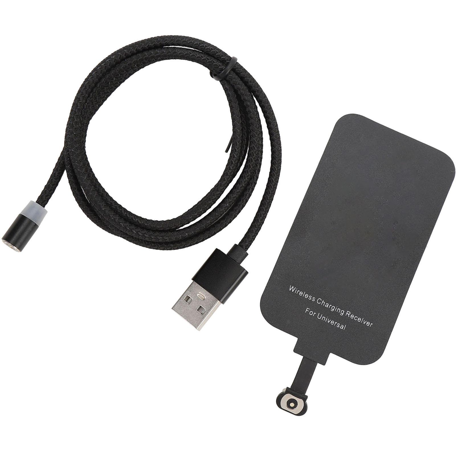 

Магнитный беспроводной зарядный приемник типа C мощностью 5 Вт, безопасная зарядка, USB-приемник C для смартфонов