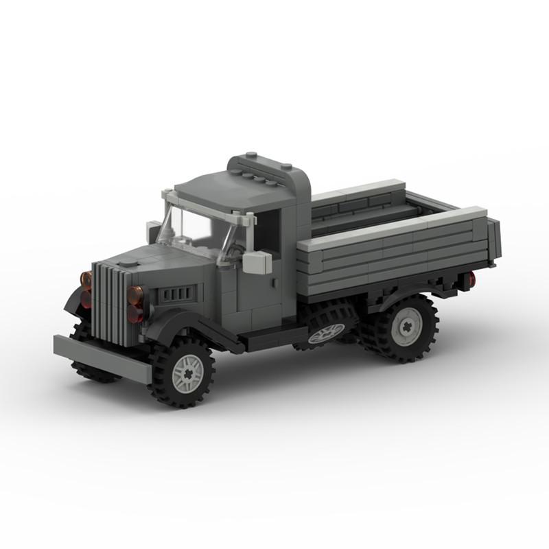Military Truck Building Block Transport Vehicle M8 Light Armored Vehicle MOC Assembly Model Toys Gifts