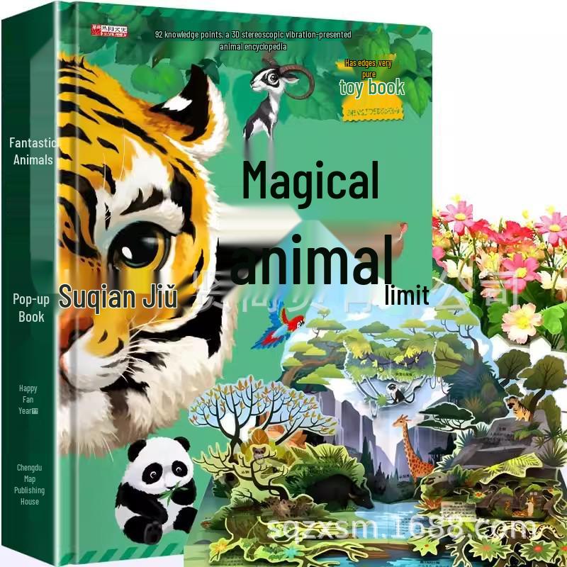 3D Pop-Up Book: Our Body, Ocean Exploration & Amazing Animals Interactive Picture Book