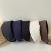 Headband Wide-edged Striped Hairpin Headband High Cranial Top Folds Hairpin Hair Accessories Female