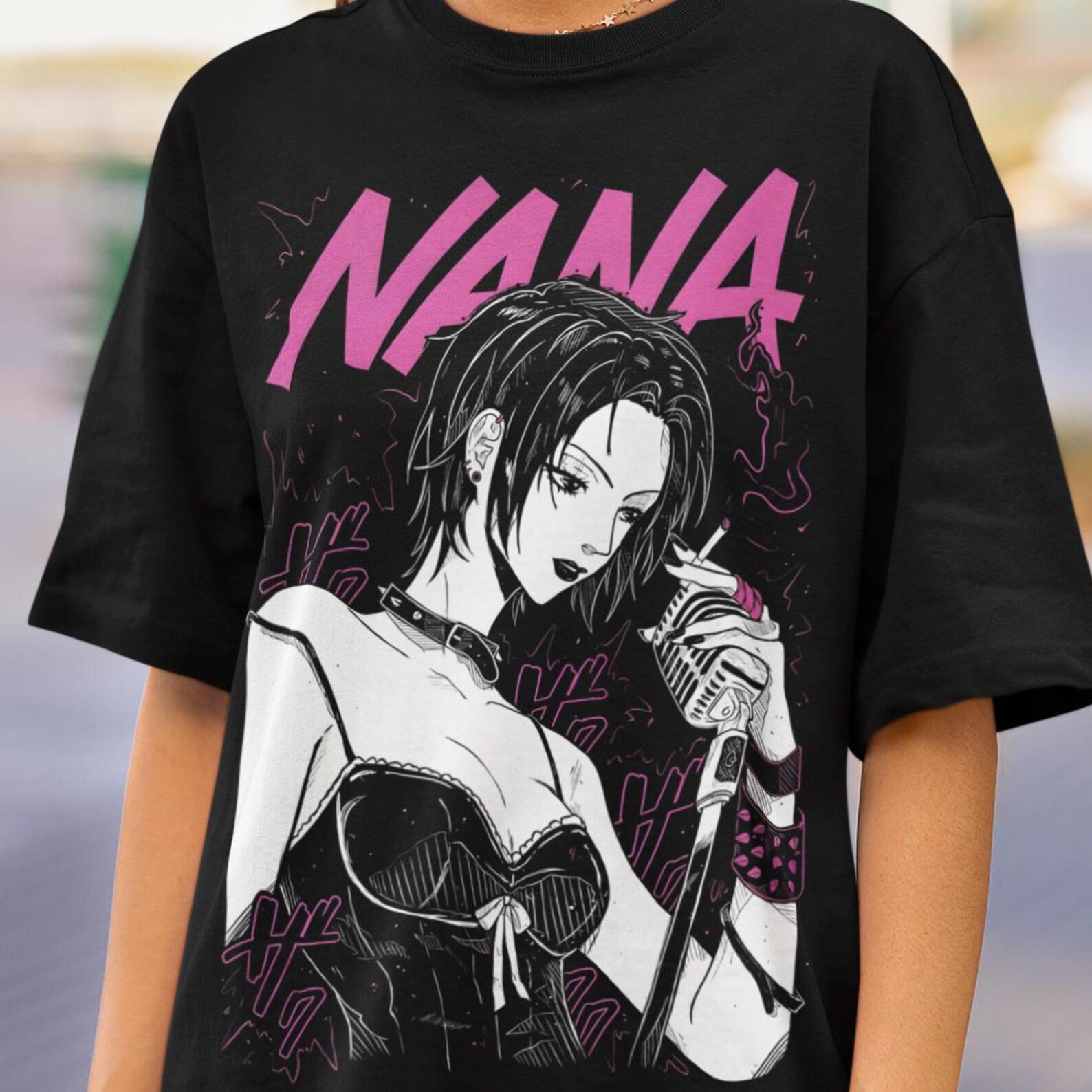 Unisex, Nana Anime Shirt, Manga Lover T-Shirt, Graphic Tee, Otaku Ropa, Music Band Anime Clothing Merch Gift, Manga Trapnest Band Tshirt S