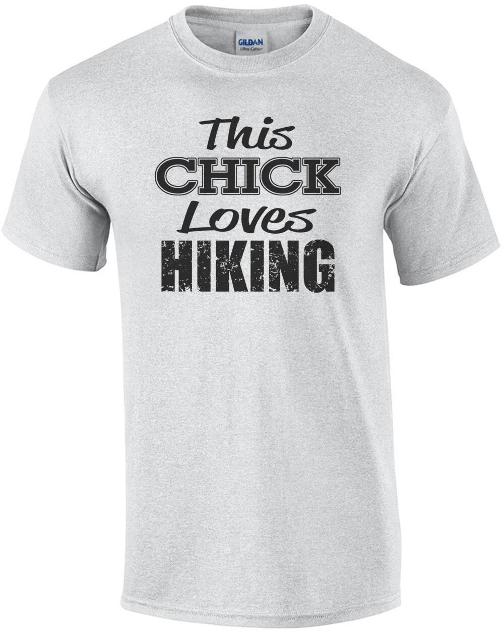 This Chick Loves Hiking T-Shirt 4XL