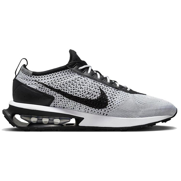New Nike Air Max Flyknit Racer Pure Platinum Black DJ6106-002