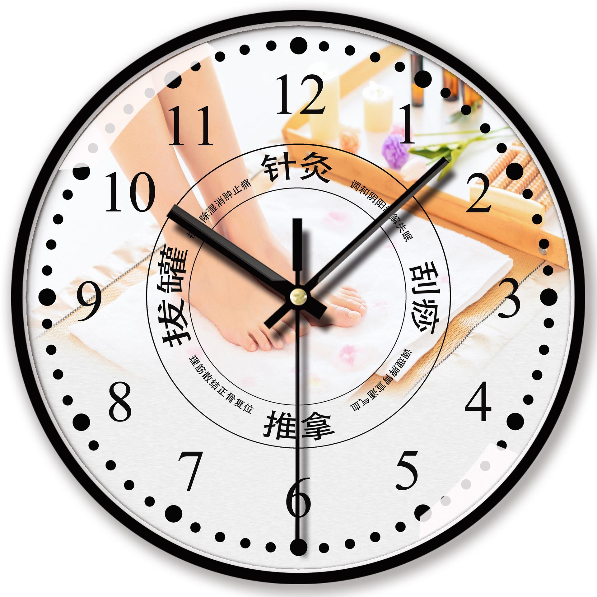 

10 Inch 25cm Wall Clock for Home Health Club, Stylish and Stylish Decoration on The Clock Wall, Simple Wall Hanging 25cm health 11 black frame black needle