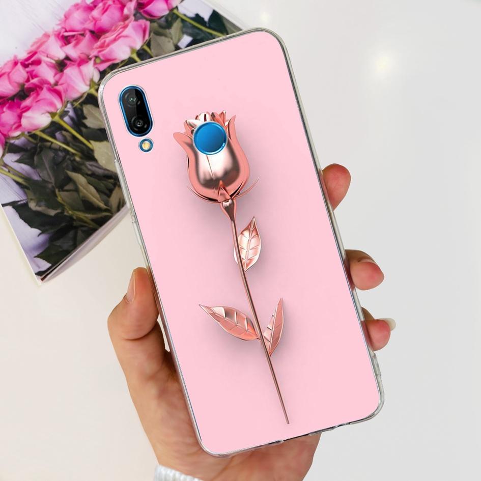 Case For Huawei P20 Lite Cover Cute Astronaut Cartoon Slim Clear Soft Silicone Back Phone Cover For Huawei P20Lite ANE-LX2 Funda