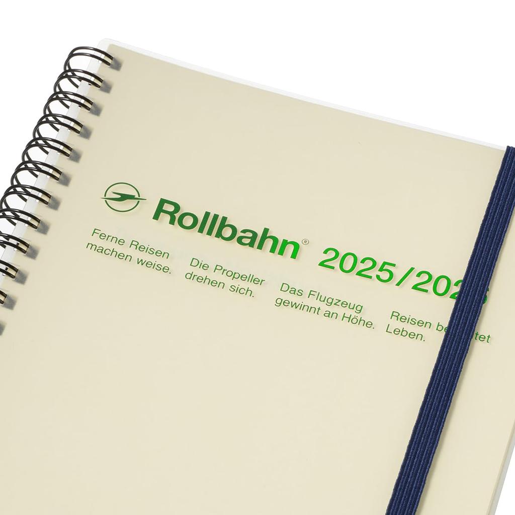 [Delfonics Planner 2025-2026 Edition / Starting March 2025] Rollbahn Diary Clear A5 Monthly Schedule Book (Clear)