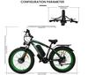 2026 New BLJ DP-2602 2000W Dual Motor 48V 23AH Battery Hydraulic Brake, Aluminum Alloy Frame, Adult Electric Bicycle.
